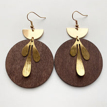 Load image into Gallery viewer, Geometric Drop Earrings