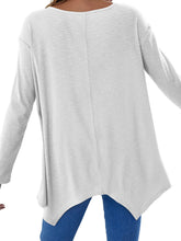Load image into Gallery viewer, Full Size V-Neck Long Sleeve T-Shirt