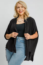 Load image into Gallery viewer, Umgee Full Size High-Low Button Up Short Sleeve Shirt