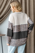Load image into Gallery viewer, Heimish Color Block Long Sleeve Exposed Seam Top