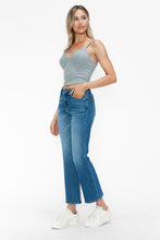 Load image into Gallery viewer, bytos Full Size Cat's Whiskers Mid Rise Ankle Jeans