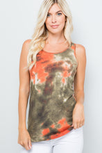 Load image into Gallery viewer, Celeste Full Size Backside Bow Tie Tie Dye Tank