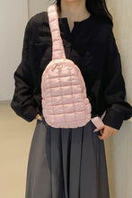 Load image into Gallery viewer, Quilted Nylon Crossbody Bag