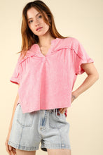 Load image into Gallery viewer, VERY J Nochted Short Sleeve Washed T-Shirt