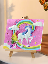 Load image into Gallery viewer, Relief Unicorn DIY 3D Oil Painting Kit