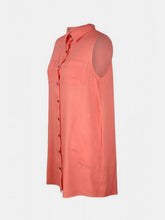 Load image into Gallery viewer, Snap Down Sleeveless Mini Dress