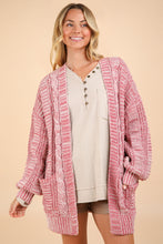 Load image into Gallery viewer, VERY J Cable Knit Open Front Cardigan