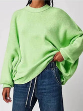 Load image into Gallery viewer, Round Neck Long Sleeve Sweater