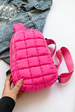 Load image into Gallery viewer, Quilted Nylon Crossbody Bag