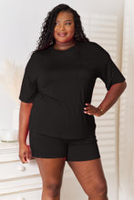 Load image into Gallery viewer, Basic Bae Full Size Soft Rayon Half Sleeve Top and Shorts Set