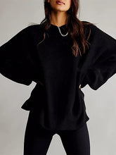 Load image into Gallery viewer, Round Neck Long Sleeve Sweater