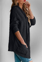 Load image into Gallery viewer, Double Take Pocketed Open Front Long Sleeve Cardigan