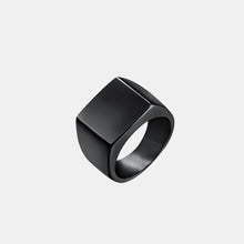 Load image into Gallery viewer, Square Titanium Steel Ring