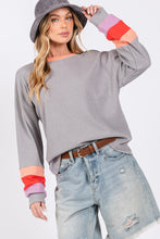 Load image into Gallery viewer, SAGE + FIG Color Block Waffle Knit T-Shirt