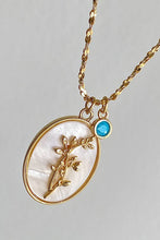 Load image into Gallery viewer, Flower Shell Pendant Copper Necklace
