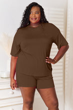 Load image into Gallery viewer, Basic Bae Full Size Soft Rayon Half Sleeve Top and Shorts Set