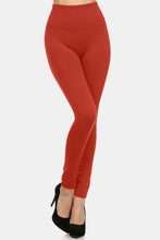Load image into Gallery viewer, Yelete Full Size Seamless High Waist Fleece Leggings