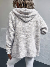 Load image into Gallery viewer, Zip-Up Hooded Sweater
