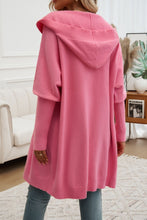 Load image into Gallery viewer, Devine Button Up Long Sleeve Hooded Cardigan