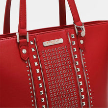 Load image into Gallery viewer, Nicole Lee USA Studded Decor Tote Bag