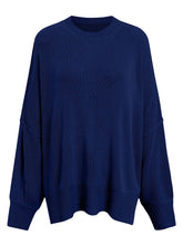 Load image into Gallery viewer, Round Neck Long Sleeve Sweater