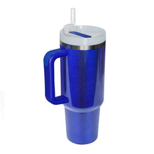Load image into Gallery viewer, Stainless Steel Tumbler with Handle and Straw