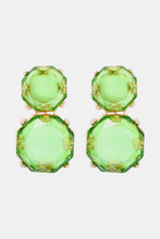 Load image into Gallery viewer, Geometrical Shape Zinc Alloy Frame Dangle Earrings