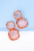 Load image into Gallery viewer, Geometrical Shape Zinc Alloy Frame Dangle Earrings