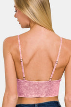 Load image into Gallery viewer, Zenana Washed Ribbed Bra Padded Cami