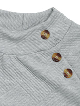 Load image into Gallery viewer, Perfee Texture Mock Neck Long Sleeve Mini Dress