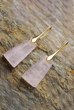 Load image into Gallery viewer, Handmade Geometrical Shape Natural Stone Dangle Earrings