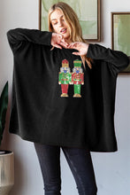 Load image into Gallery viewer, Heimish Sequin Nutcracker Long Sleeve Ribbed Top