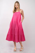 Load image into Gallery viewer, VERY J Ruffled A-Line Midi Cami Dress