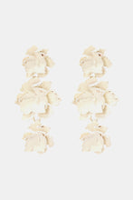 Load image into Gallery viewer, Flower Shape Zinc Alloy Dangle Earrings
