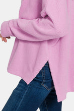 Load image into Gallery viewer, Zenana High-Low Side Slit Round Neck T-Shirt