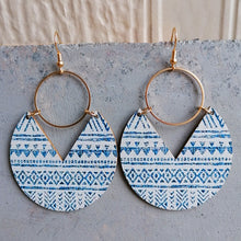 Load image into Gallery viewer, Ms.Pac-Man Shape Wooden Dangle Earrings
