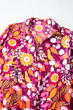 Load image into Gallery viewer, Printed Johnny Collar Long Sleeve Midi Dress