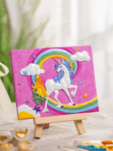 Load image into Gallery viewer, Relief Unicorn 3D Acrylic Painting