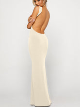 Load image into Gallery viewer, Backless Wide Strap Maxi Dress