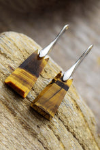 Load image into Gallery viewer, Handmade Geometrical Shape Natural Stone Dangle Earrings