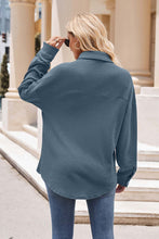 Load image into Gallery viewer, Mandy Collared Neck Dropped Shoulder Shirt