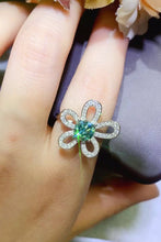 Load image into Gallery viewer, 1 Carat Moissanite Flower Shape Open Ring