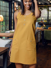 Load image into Gallery viewer, Round Neck Double Spaghetti Straps Mini Dress