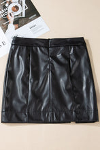 Load image into Gallery viewer, PU Leather Mini Skirt