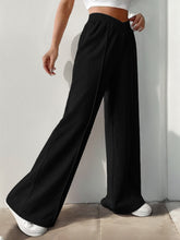Load image into Gallery viewer, Elastic Waist Wide Leg Pants