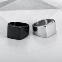 Load image into Gallery viewer, Square Titanium Steel Ring