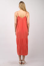 Load image into Gallery viewer, VERY J Ruffled A-Line Midi Cami Dress