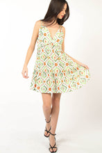 Load image into Gallery viewer, VERY J Floral Back Smocked Ruffled Mini Dress