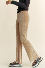 Load image into Gallery viewer, Davi & Dani Elastic Waist Knit Flare Pants