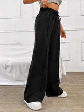 Load image into Gallery viewer, Honey Drawstring Elastic Waist Wide Leg Pants